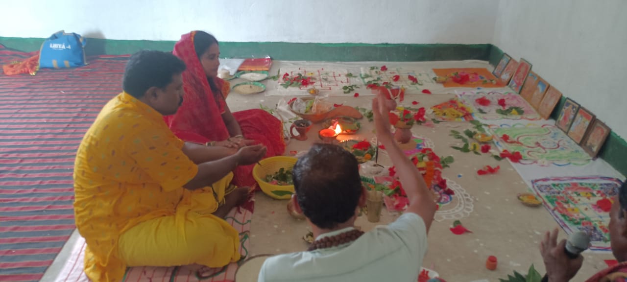 भवन प्राण-प्रतिष्ठा पर वैदिक यज्ञ व अनुष्ठान - स्कूल इन राजनगर